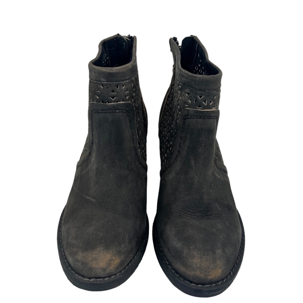 Harley-Davidson Women’s Liam Distressed Motorcycle Bootie Boots - Picture 9 of 14